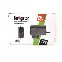 Блок питания Navigator 12В 1А с выключателем